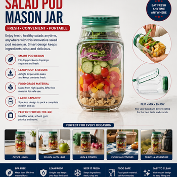 salad pod mason jar