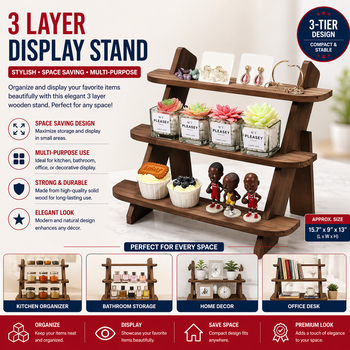 3 layer display stand