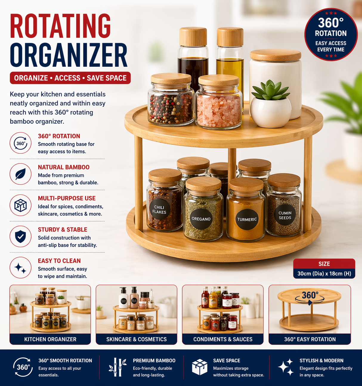rotating organizer