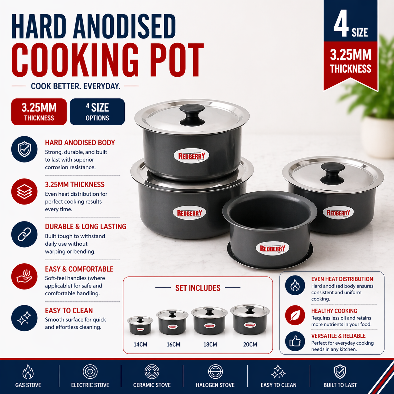 H/Anodized Pots