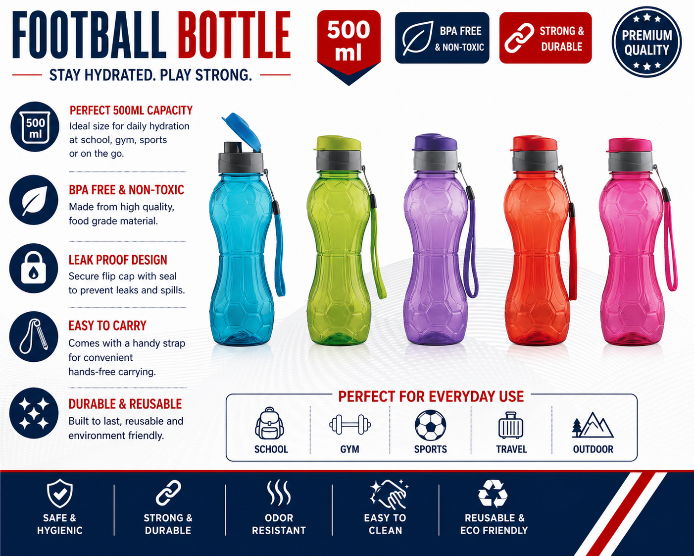 Football Bottle 500 ml