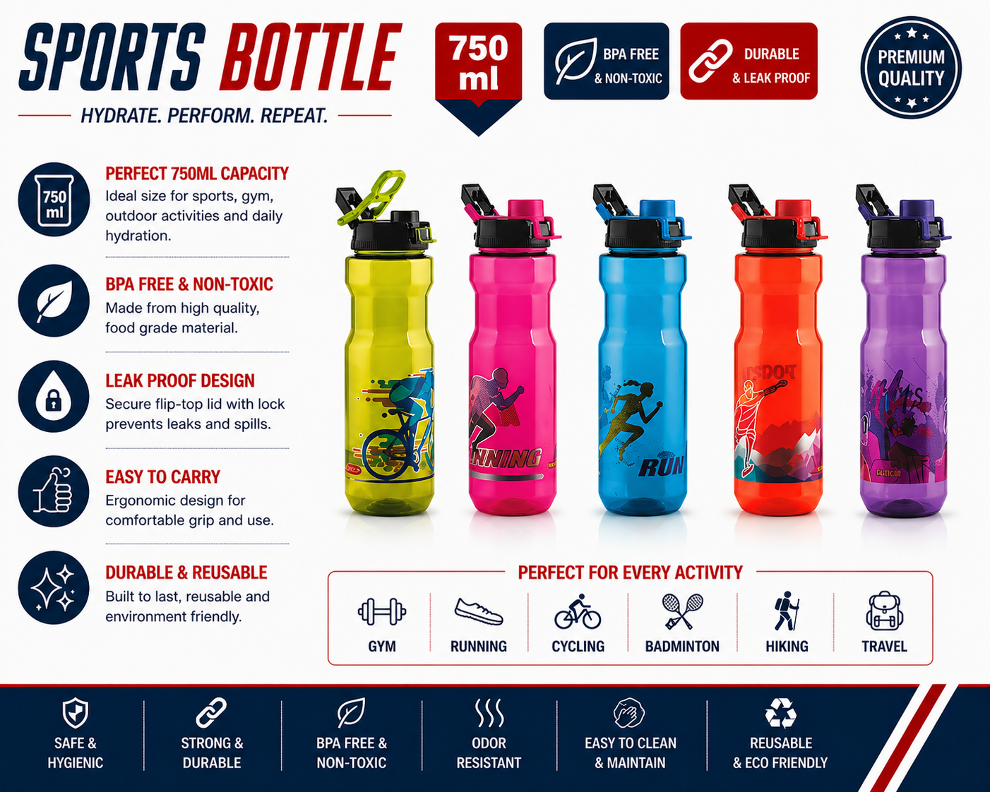 Sports Bottle 750 ml