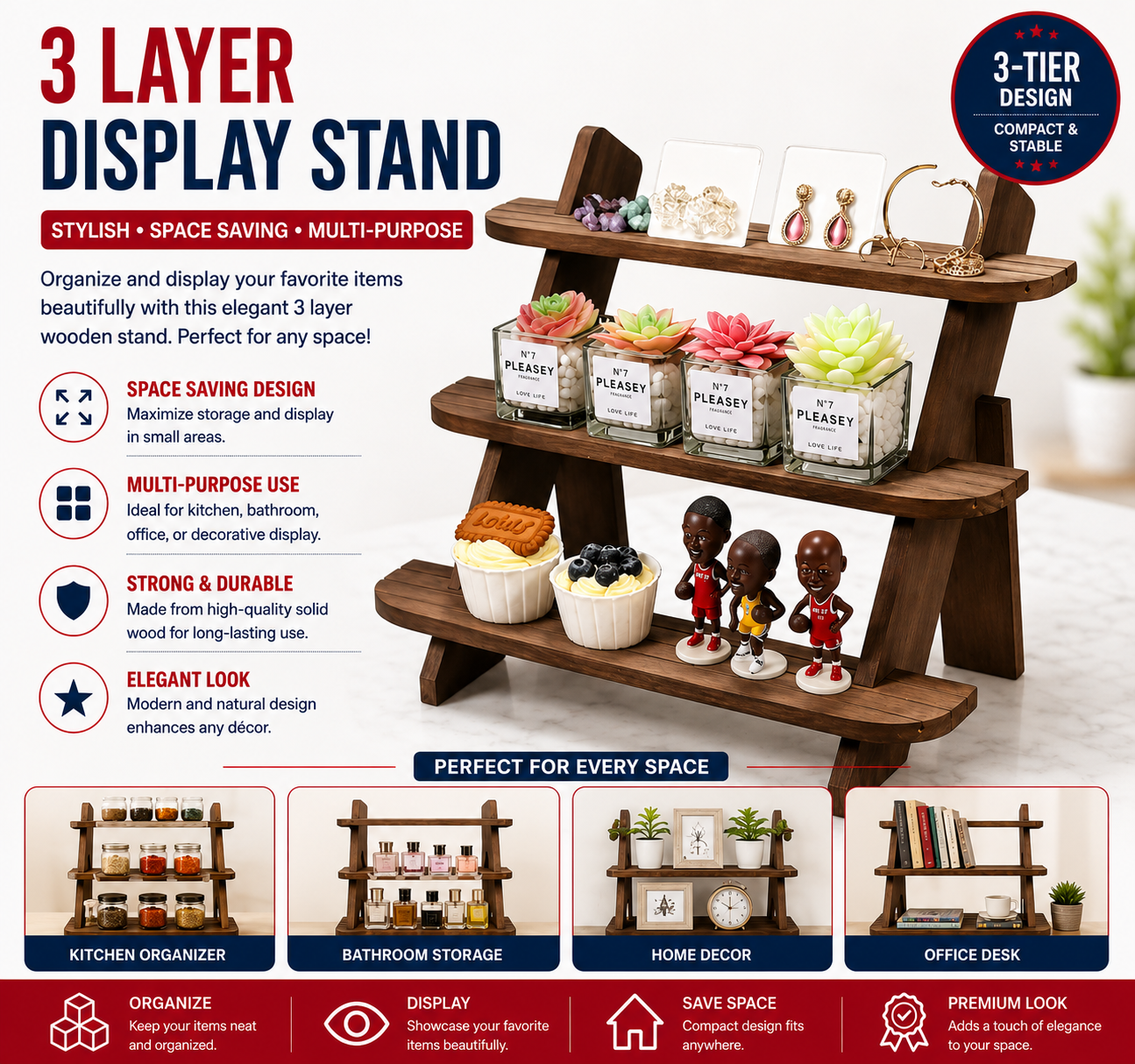 Wooden Display Stand