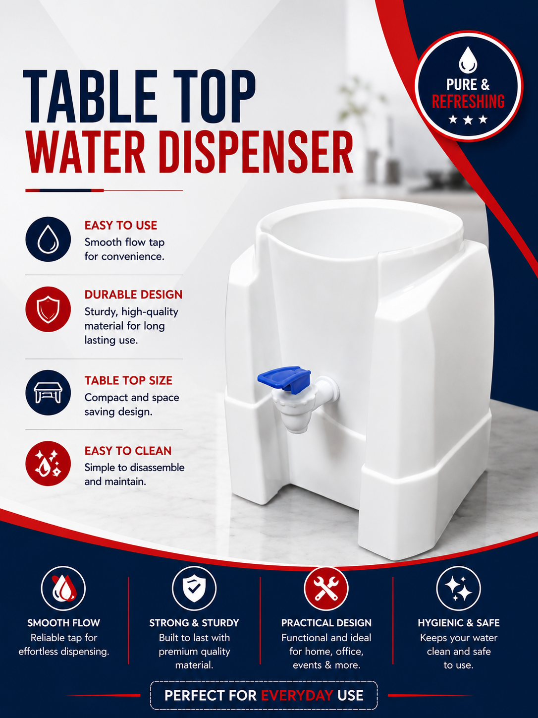 RN-2457 Table Top Water Dispenser