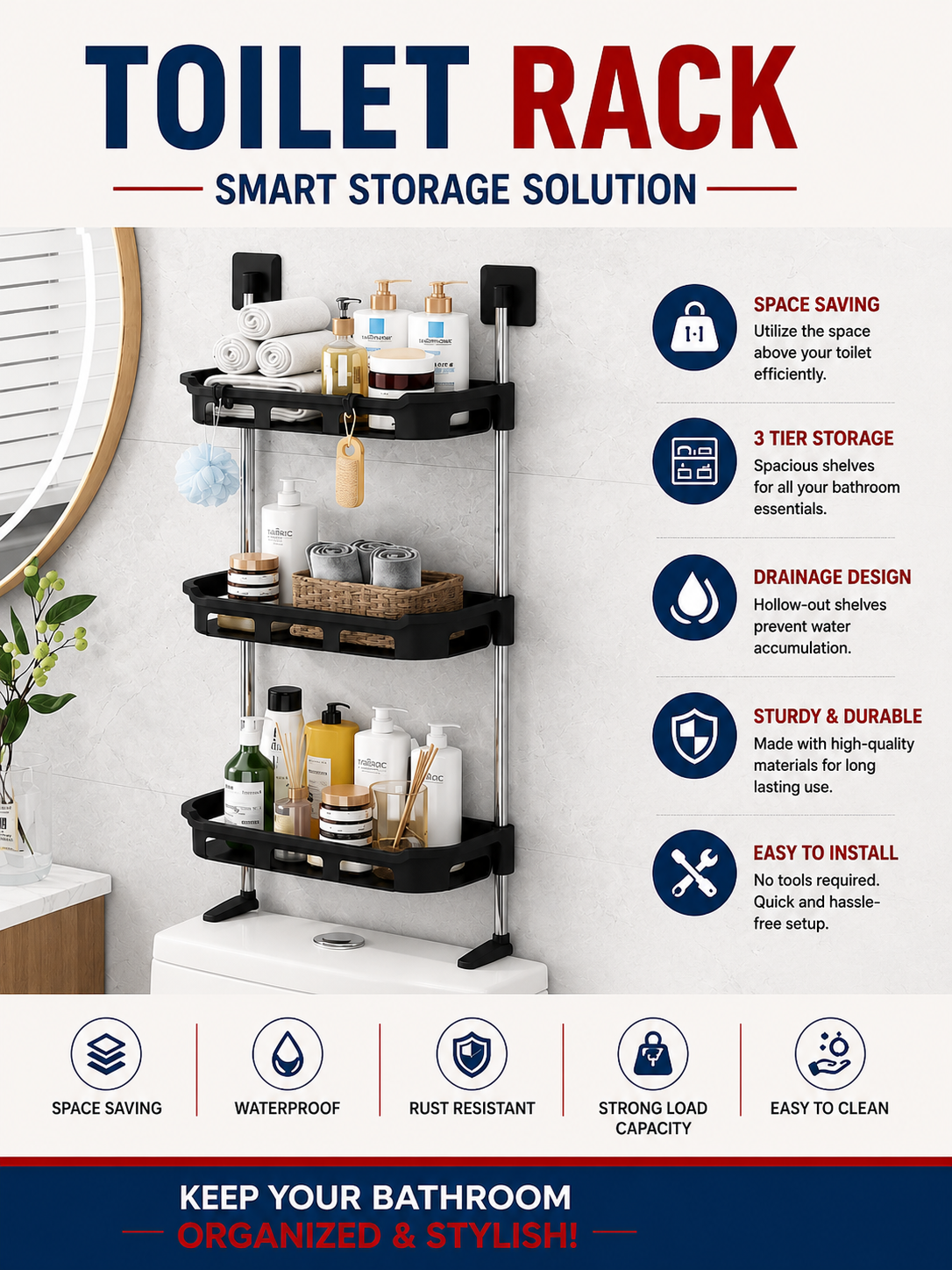 Toilet Rack YH9629-3