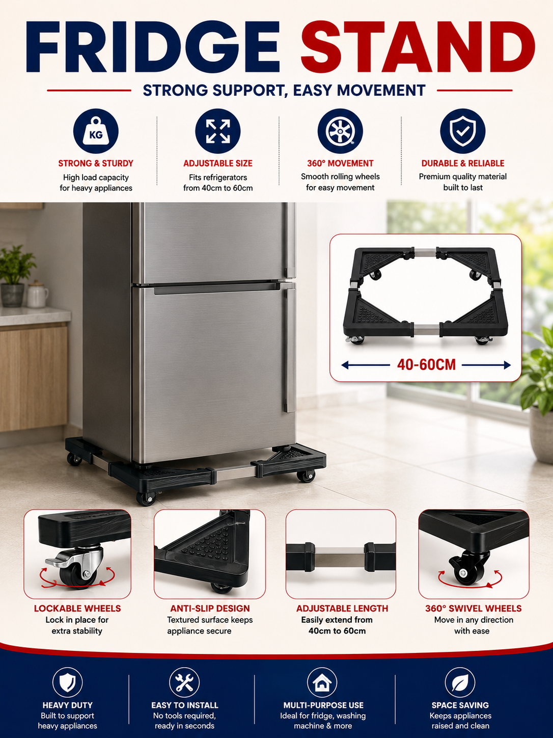 Fridge Stand H19C2