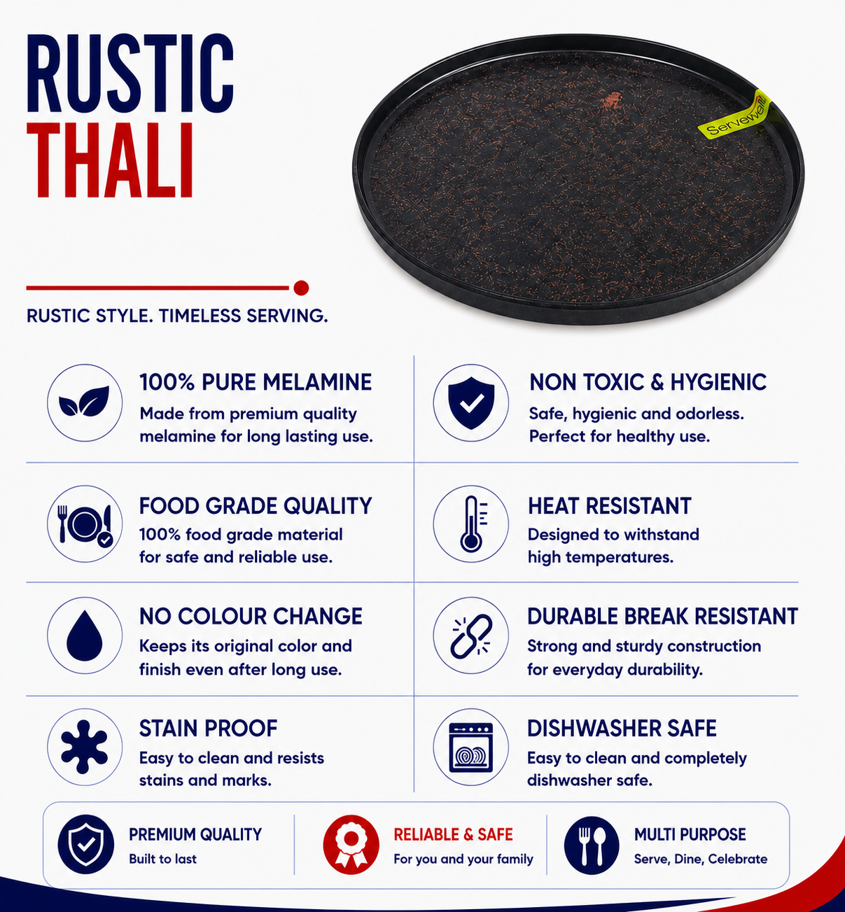 RUSTIC RUSTIC THALI