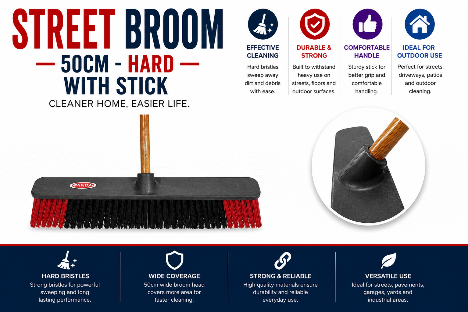 A12 Street Broom 50cm