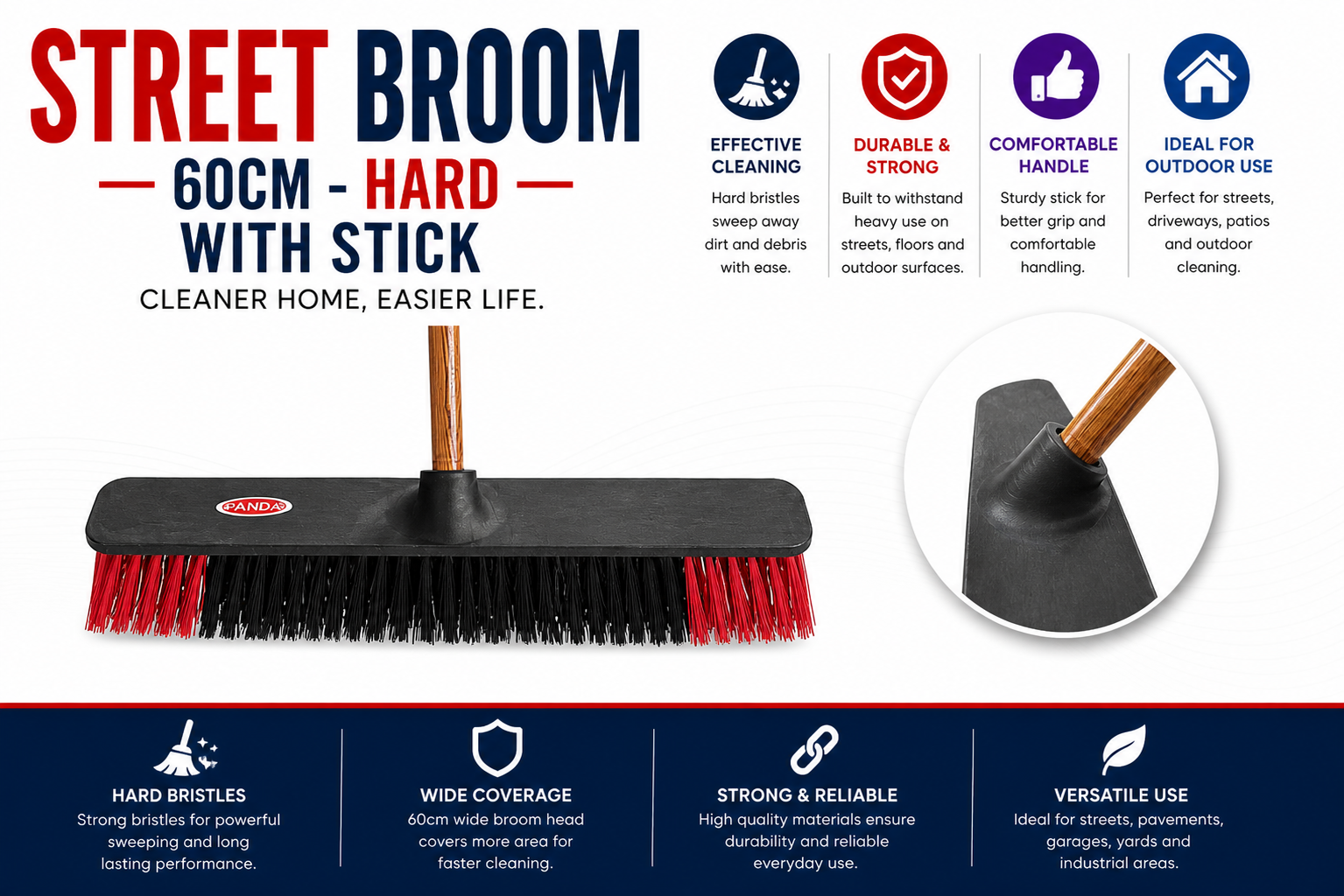 A14 Street Broom 60cm