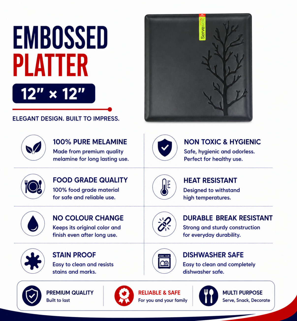 EMBOSSED PLATTER