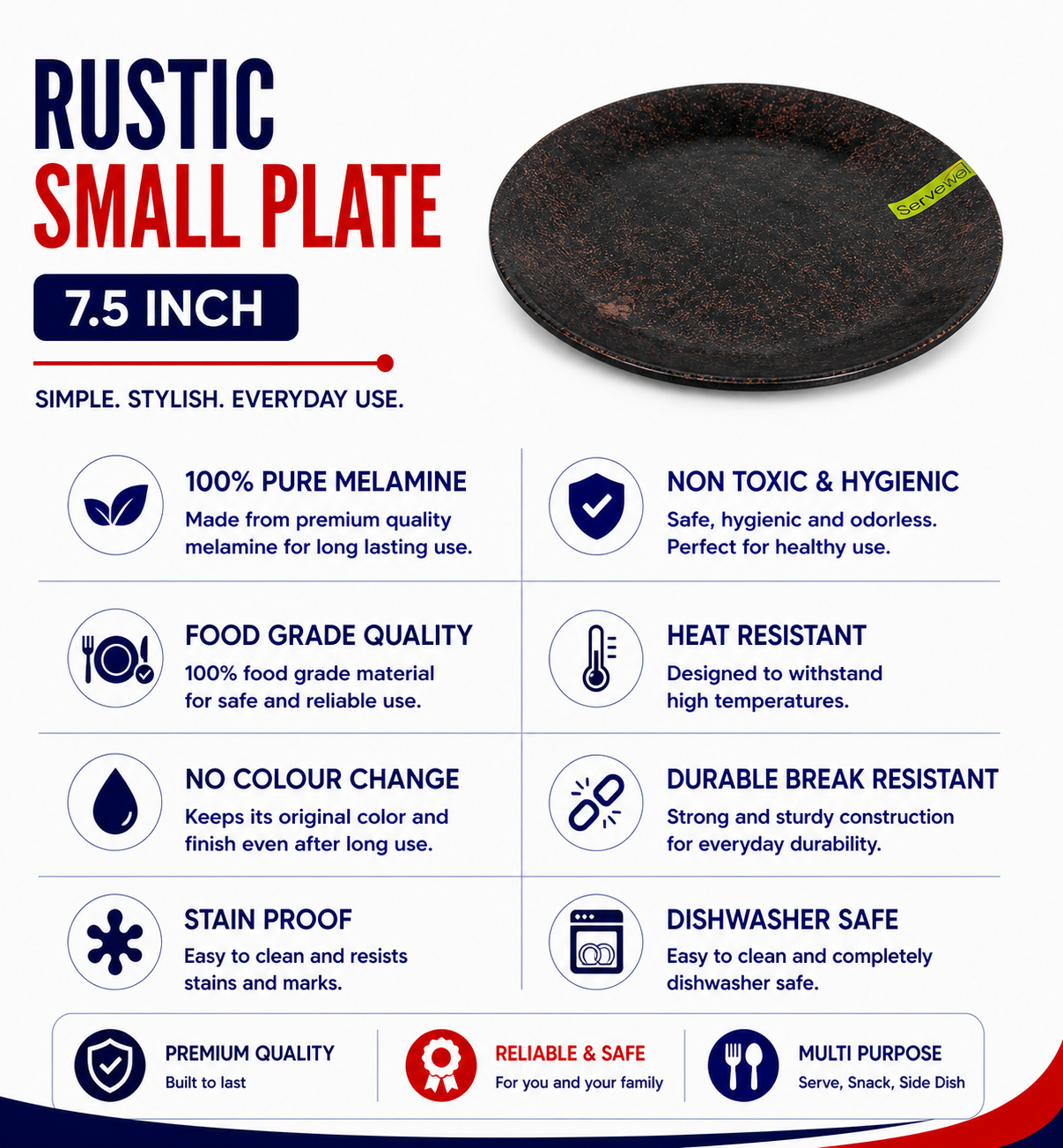 RUSTIC SMALL PLATE