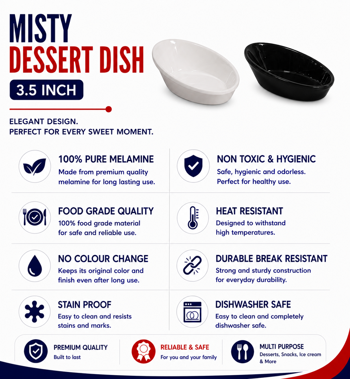 MISTY DESSERT DISH