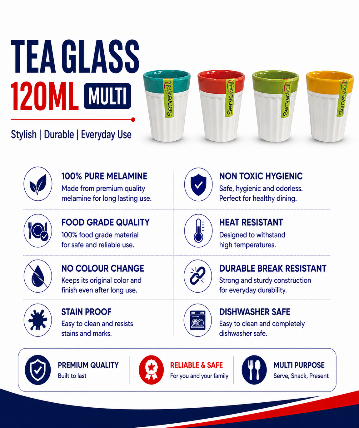 TEA GLASS 120ML