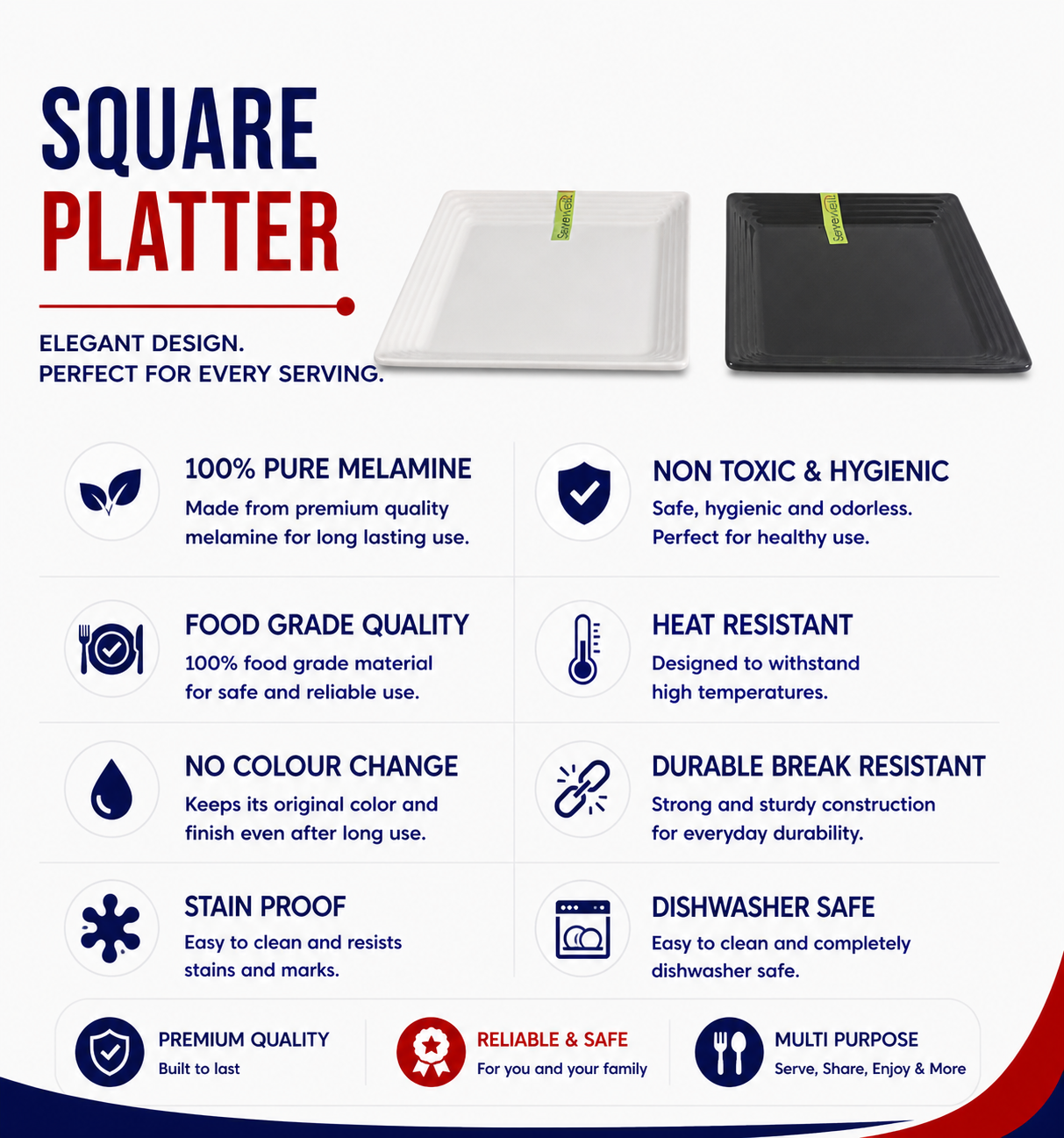 SQUARE PLATTER