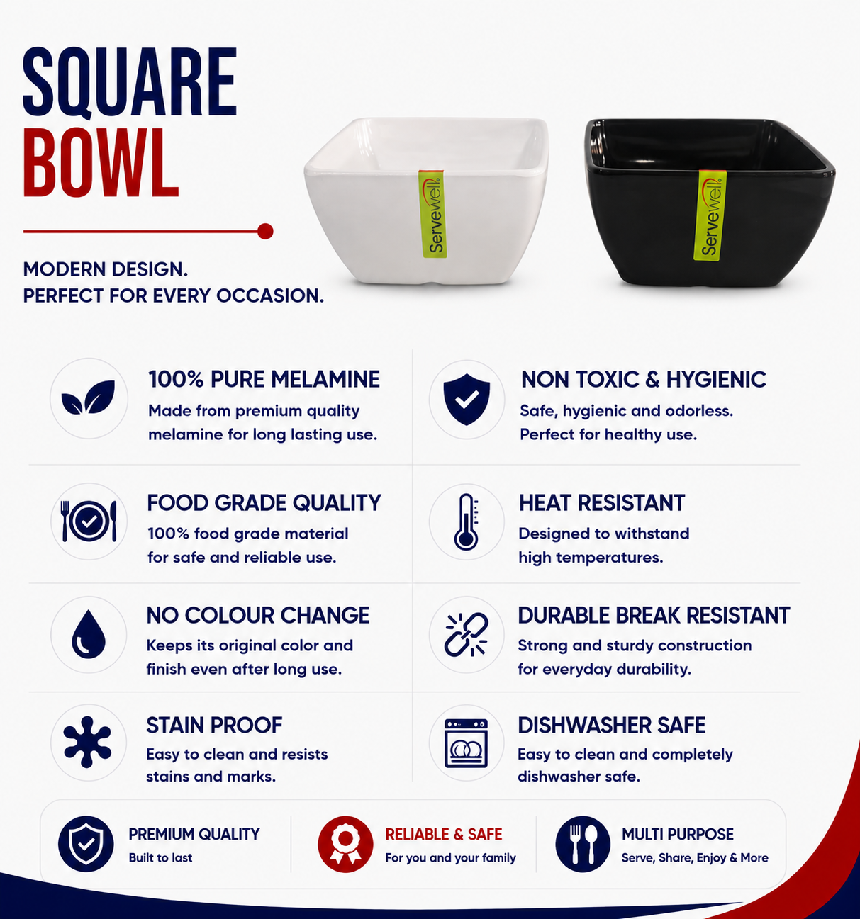 SQUARE BOWL