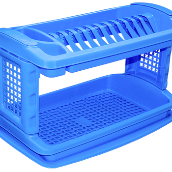 DOUBLE DECKER DISH RACK