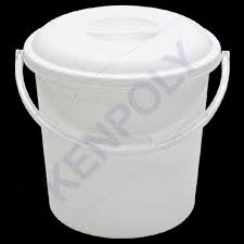 FROSTY BUCKET  WITH LID - WHITE