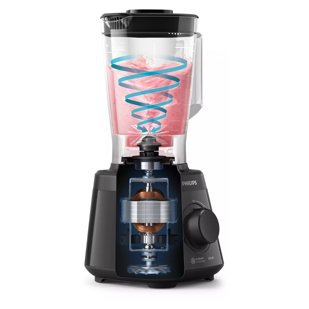 PHILIPS BLENDER 550W 1 MILL  2LTR HR2141/90