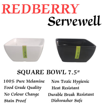 H-2221 SQUARE BOWL 7.5"