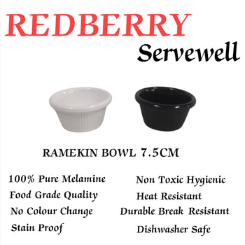 H-2369 - RIBBED RAMEKIN BOWL 7.5 CM