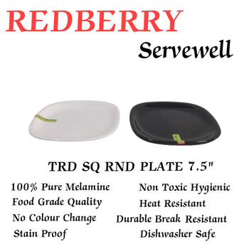 Square Round Plate