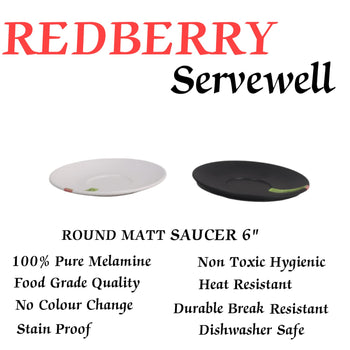 ROUND MATT SAUCER