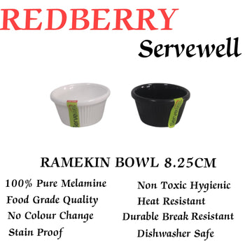 H-2370 - RIBBED RAMEKIN BOWL 8.2 CM