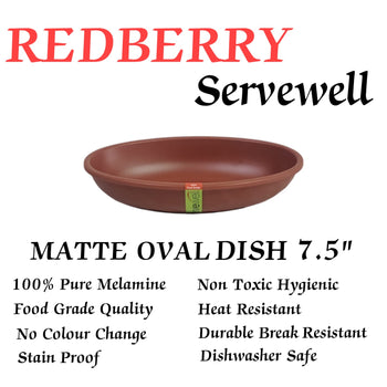 MATTE OVAL DISH