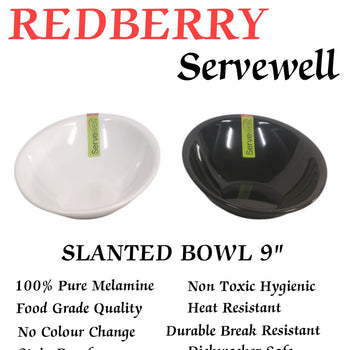 H-2214 SLANTED BOWL 9"