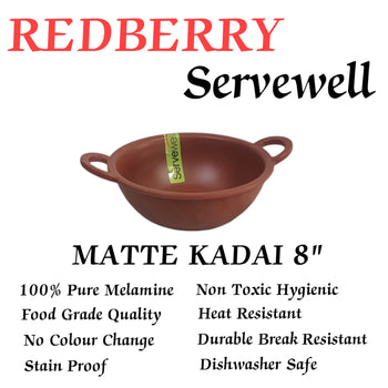 S-2720/T  MATTE KADAI- 8"