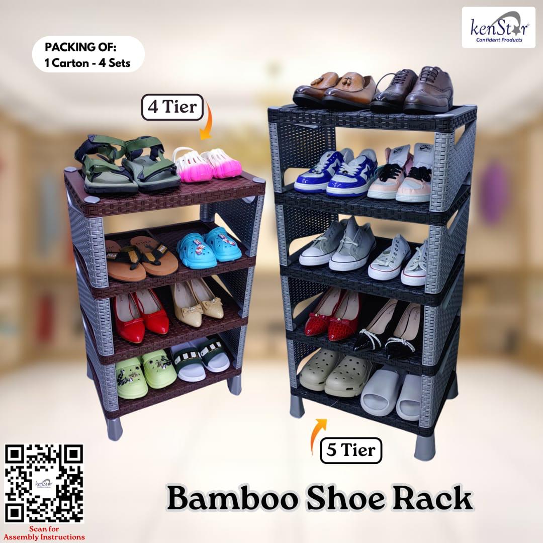 Bamboo Shoe Rack