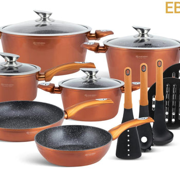 Edenberg EB-5618 15-Piece Cookware Set