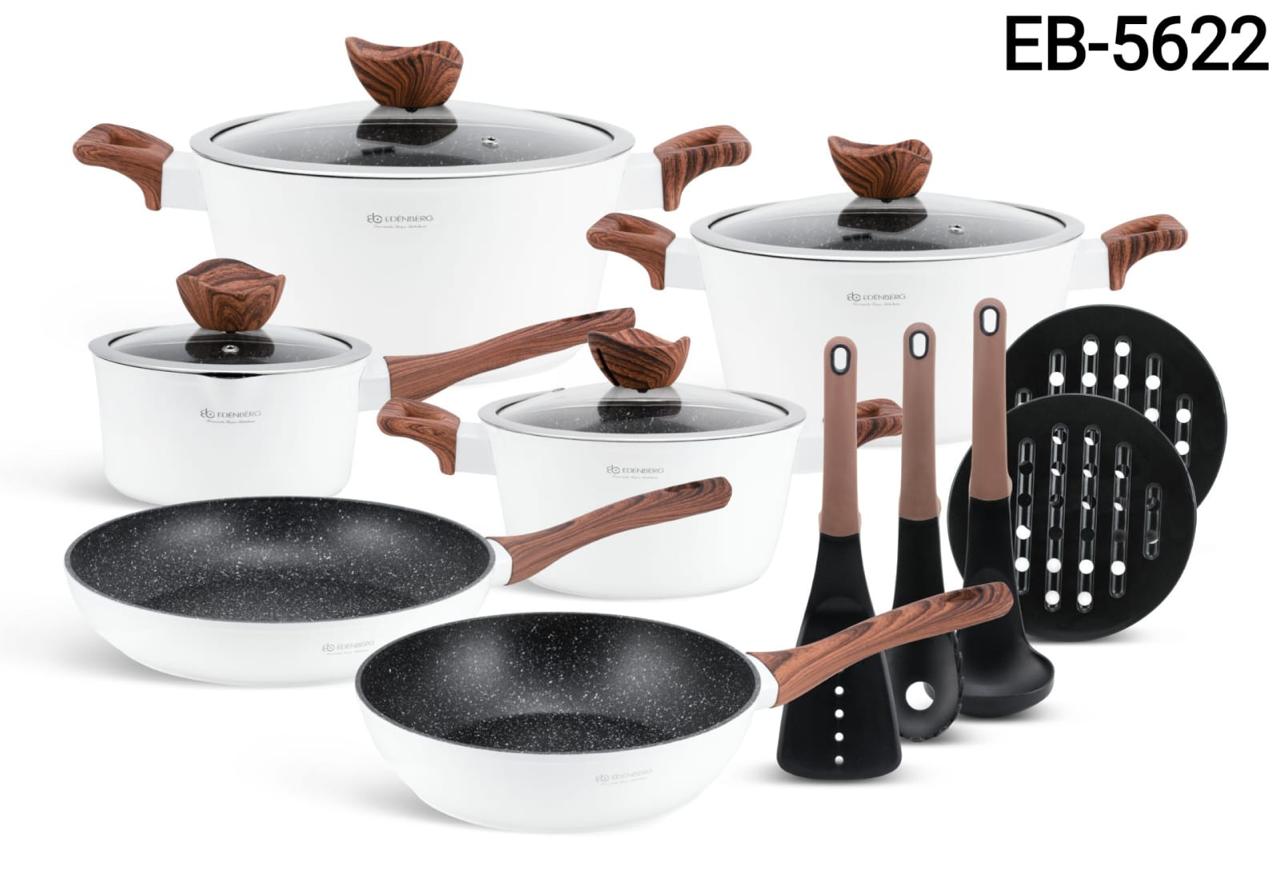 EB-5622 C/WARE SET 15PC PEARL WHITE