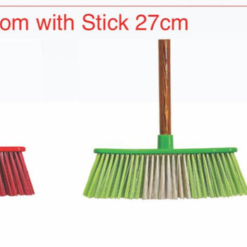 A02 Medium Broom with Stick