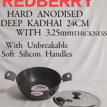 H/Anodized Kadai 24cm