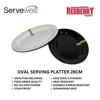 G-2407 - OVAL SERVING PLATTER 28CM