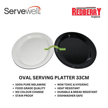 G-2408 - OVAL SERVING PLATTER 33CM