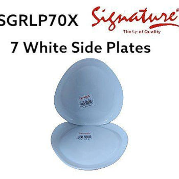 7" White Side Plate SGRLP7