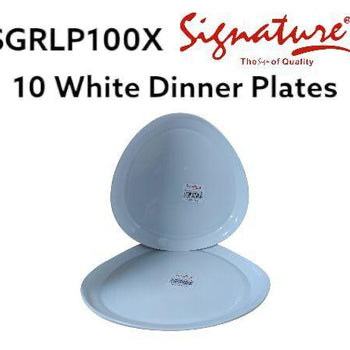 10" White Side Plate SGRLP10