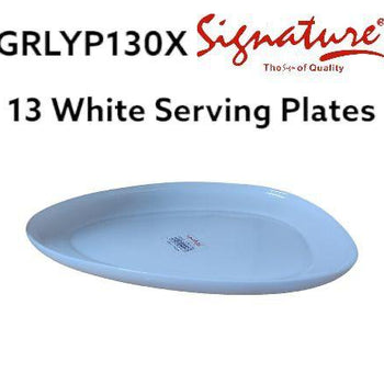 13" White Side Plate SGRLP13