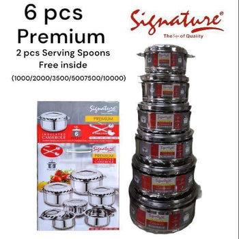 6Pc Premium HOTPOT HEAVY INSULATED