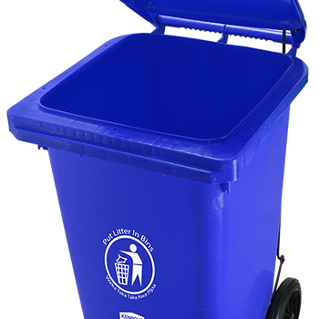 HEAVY DUTY PEDAL 100 LIT TRASH BIN