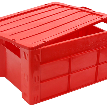 POLYSTACK CRATE WITH LID
