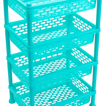 RECTANGLE TROLLEY 4 STACK