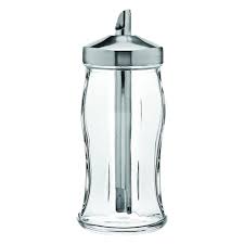 SUGAR JAR W/COVER 240CC CROM