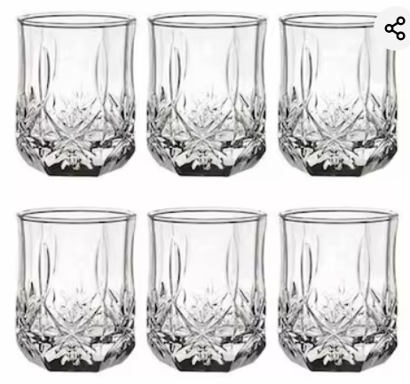 [N1285] Brighton 27cl OF Tumblers F6