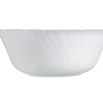 [P4396] Feston White Salad Bowl 24cm