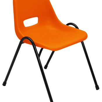 STACKABLE CHAIR WITH METAL STAND