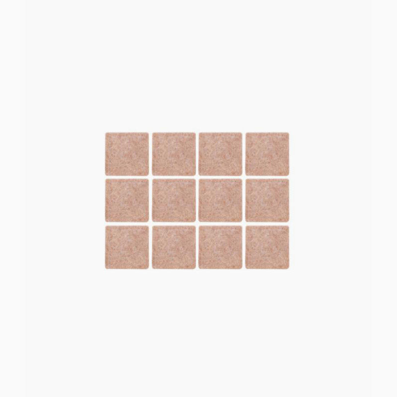 Tesc.Adhesive Pads Under Furniture 25x25Mm,24Pc "Presto" 420856