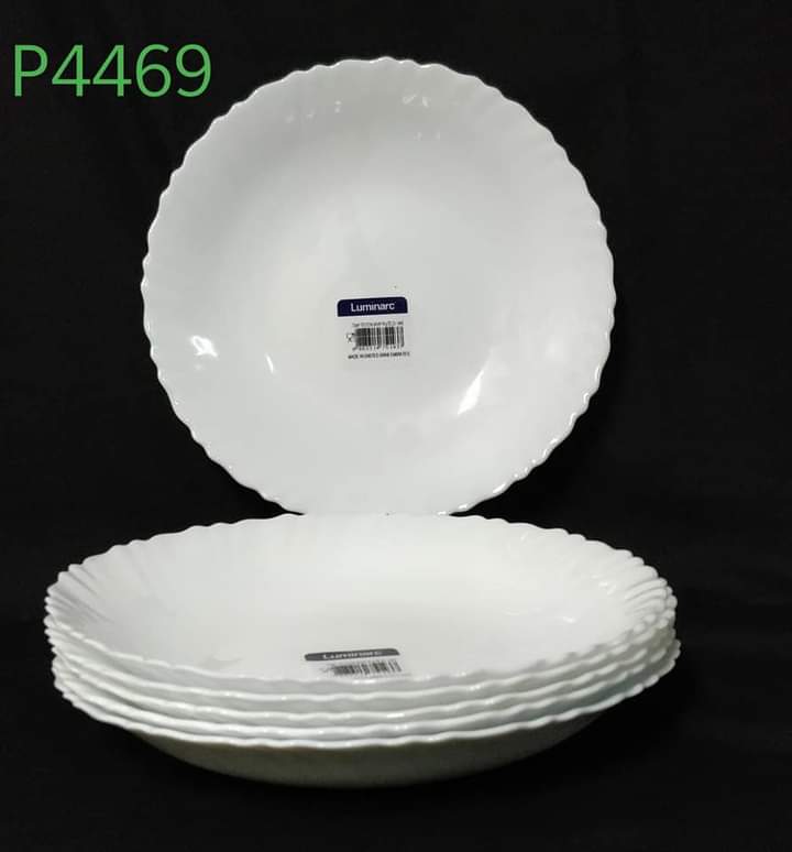 [P4469] Feston White Soup Plate 23cm